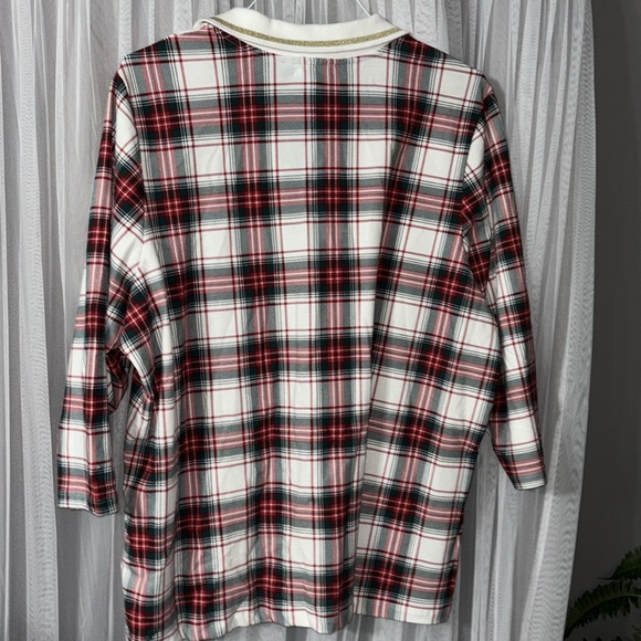 Tommy Hilfiger plaid men quarter inch sleeve! - Picture 6 of 6